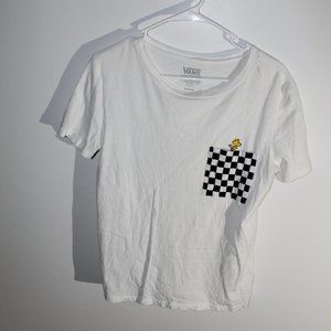 Vans Peanuts White Short Sleeve Teeshirt